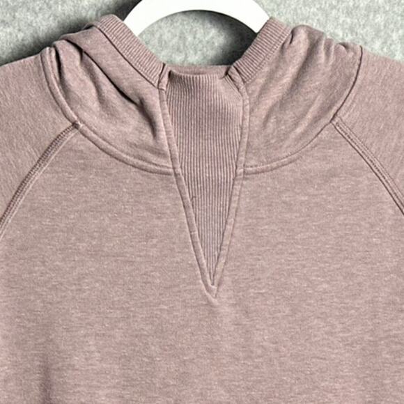 Mountain‎ Hardwear Sz S Lavender Pullover Hoodie Sweatshirt Cropped thumbholes - Picture 9 of 10